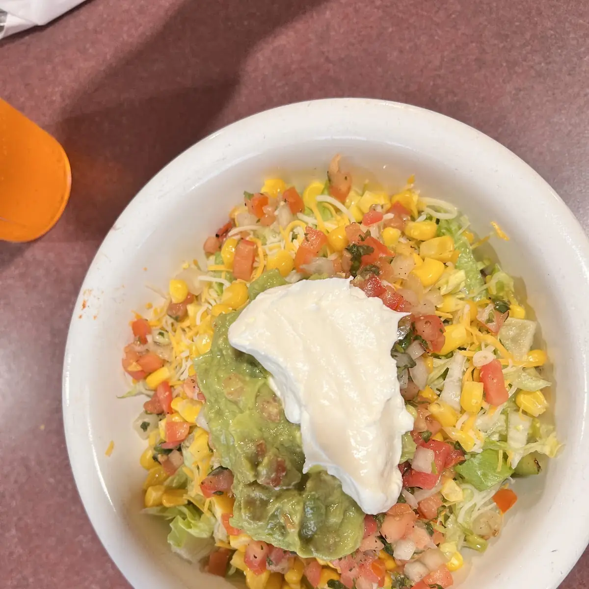 Burrito Bowl with Fresh Toppings