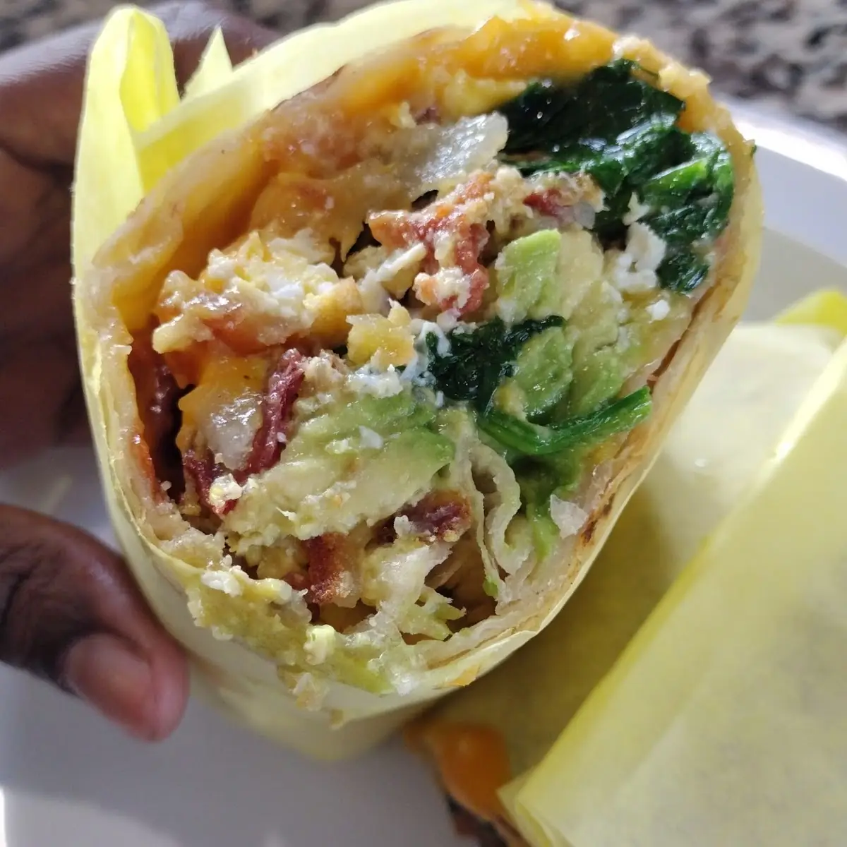 Ham and Egg Burrito