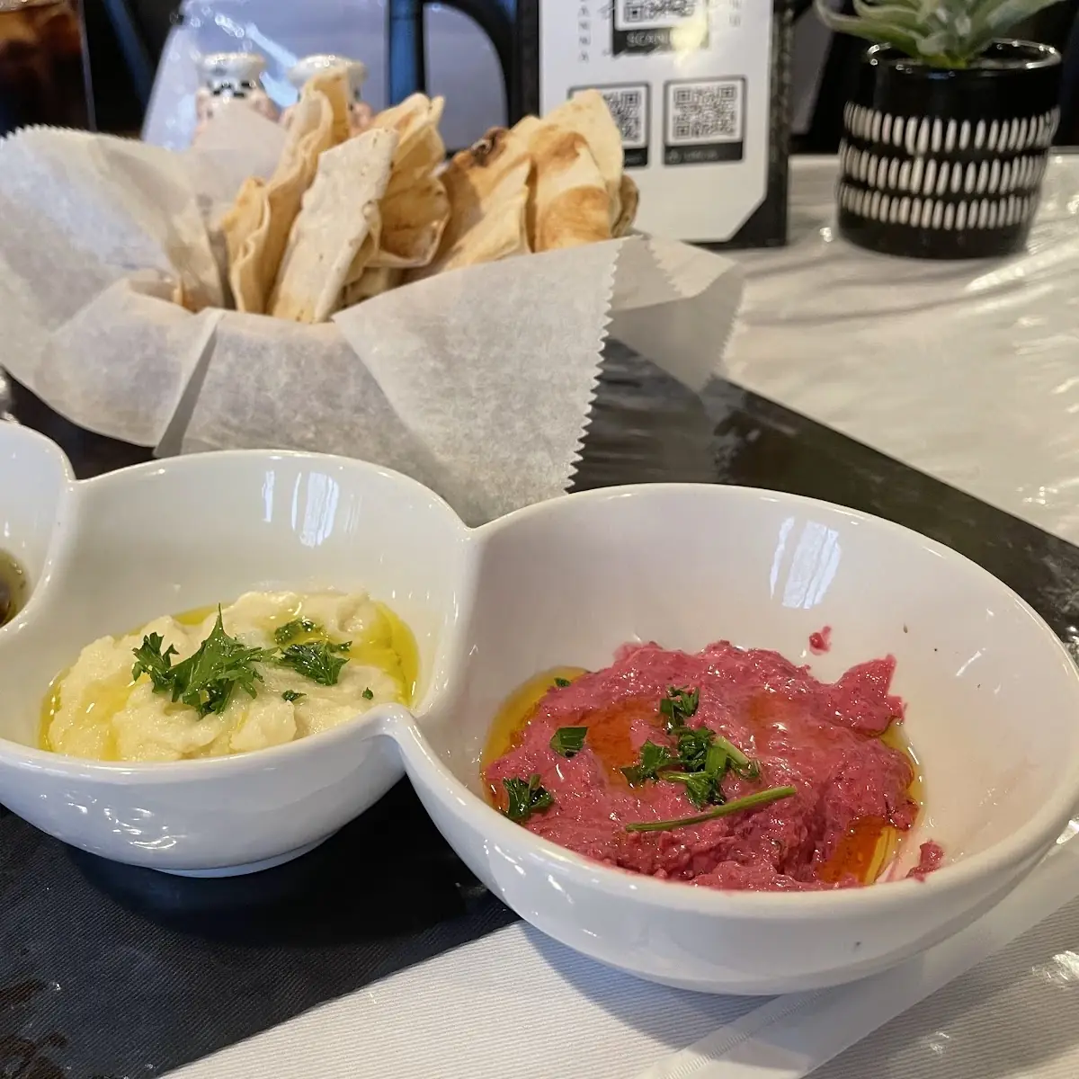 Dips and Pita Bread