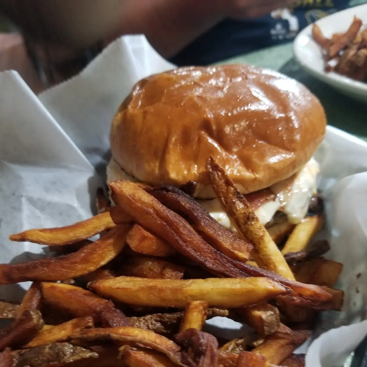 Mushroom and Swiss Burger