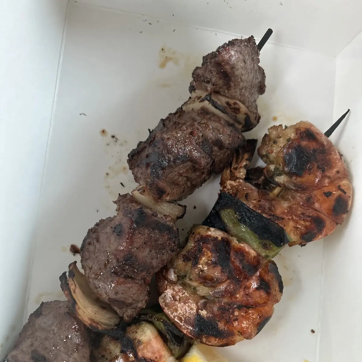Medium Rare Lamb Kebab