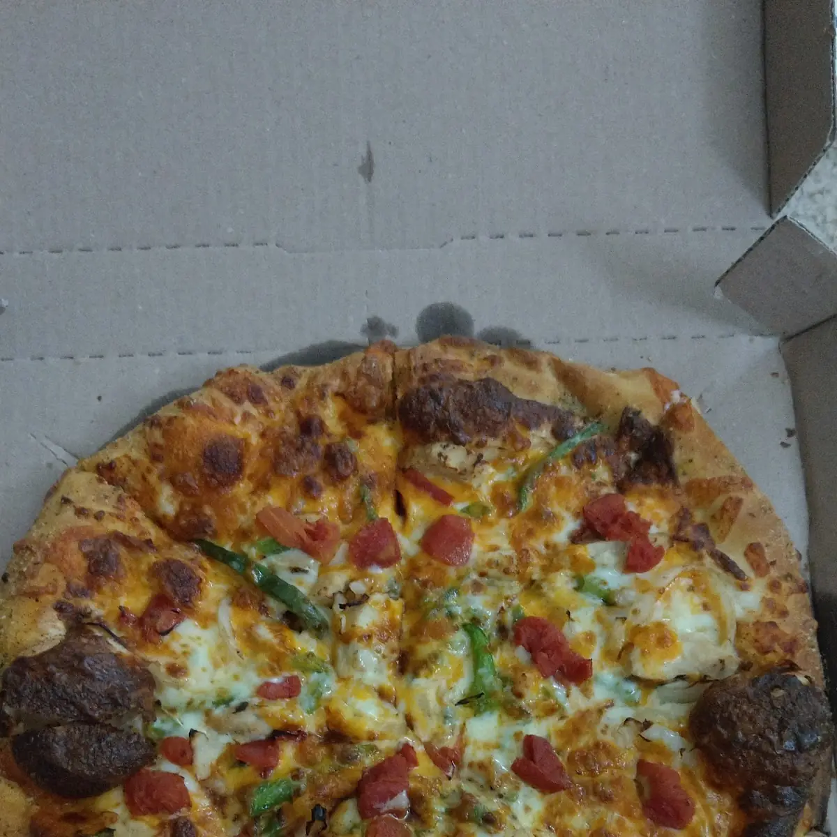 Large 14 Hand Tossed Chicken Taco Pizza