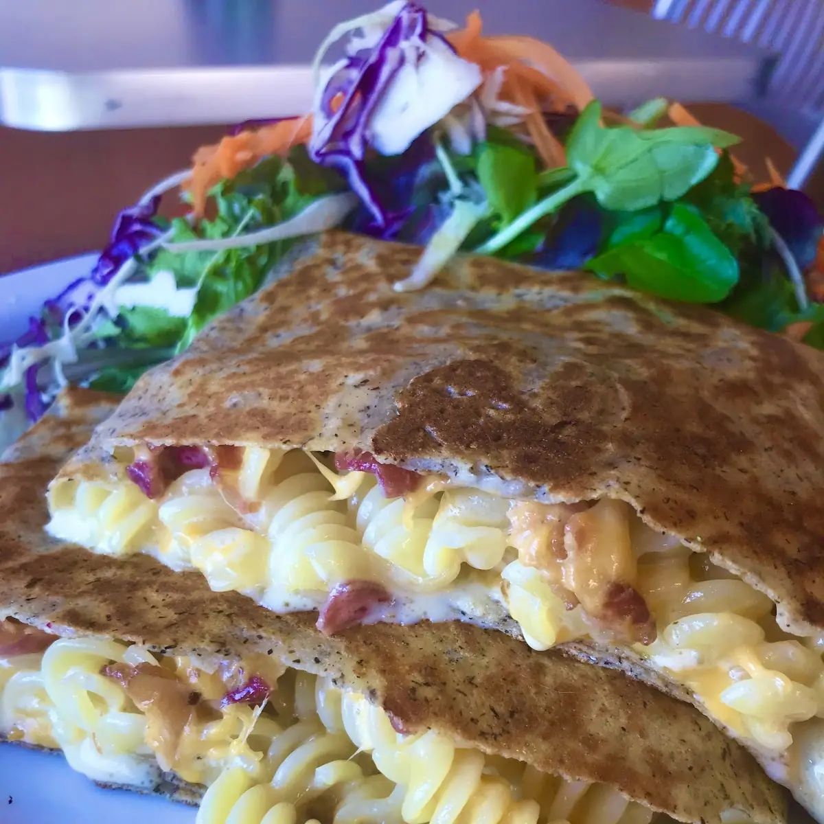 Mac & Cheese Crêpe