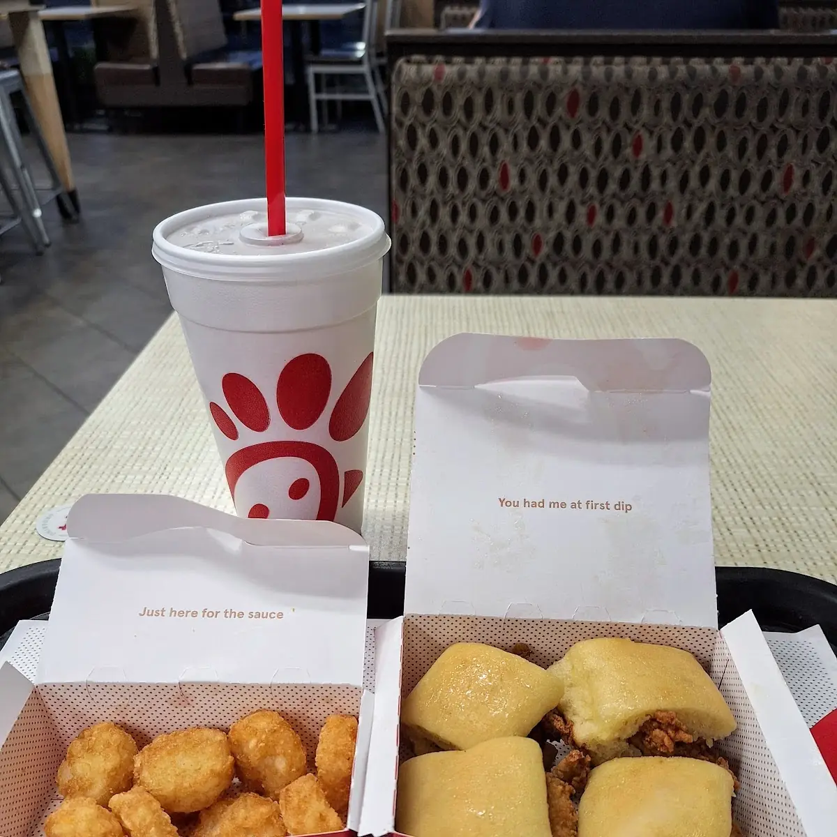 Chicken Minis w Hash Rounds