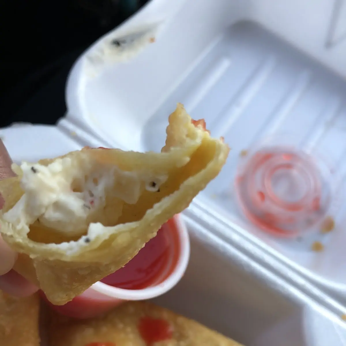Three Crab Meat Rangoon