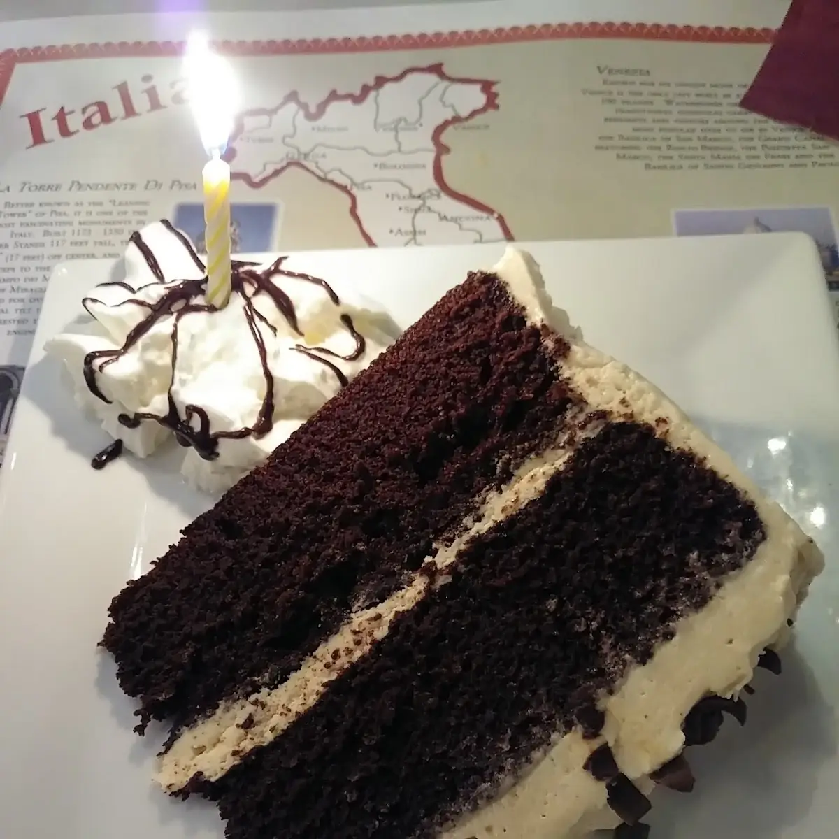 Chocolate Cake with Peanut Butter Icing