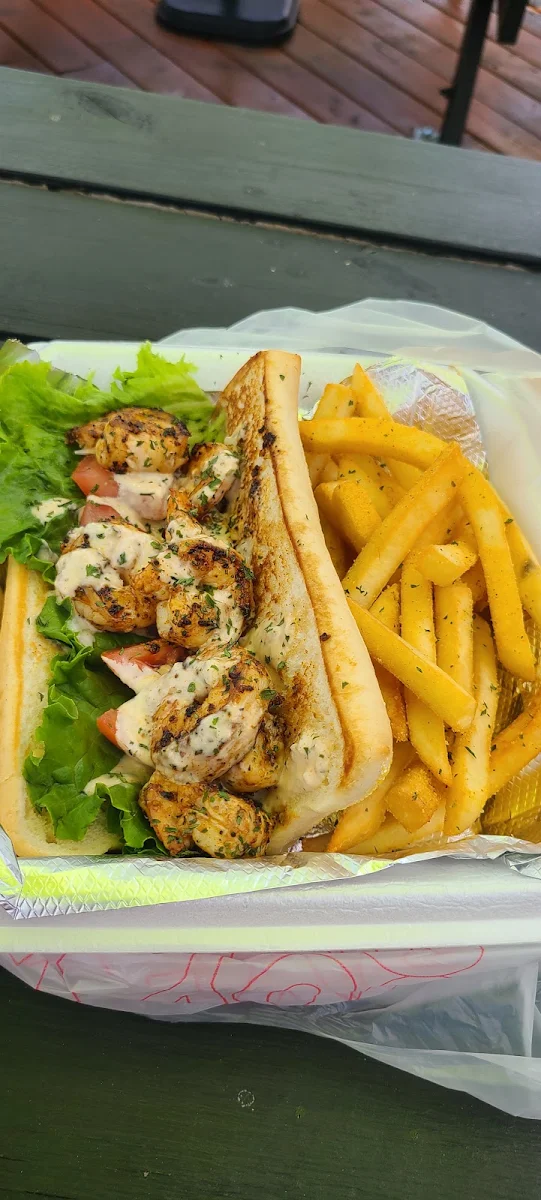 Grilled Shrimp PO Boy