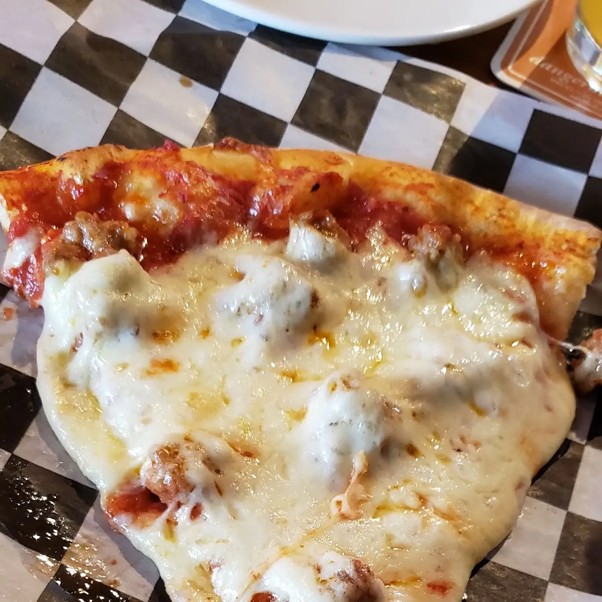 Sausage Pizza Slice