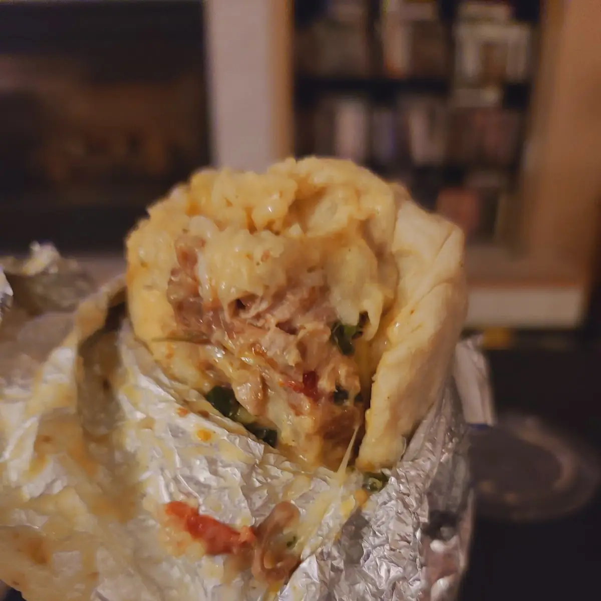 Adobo Chicken Burrito