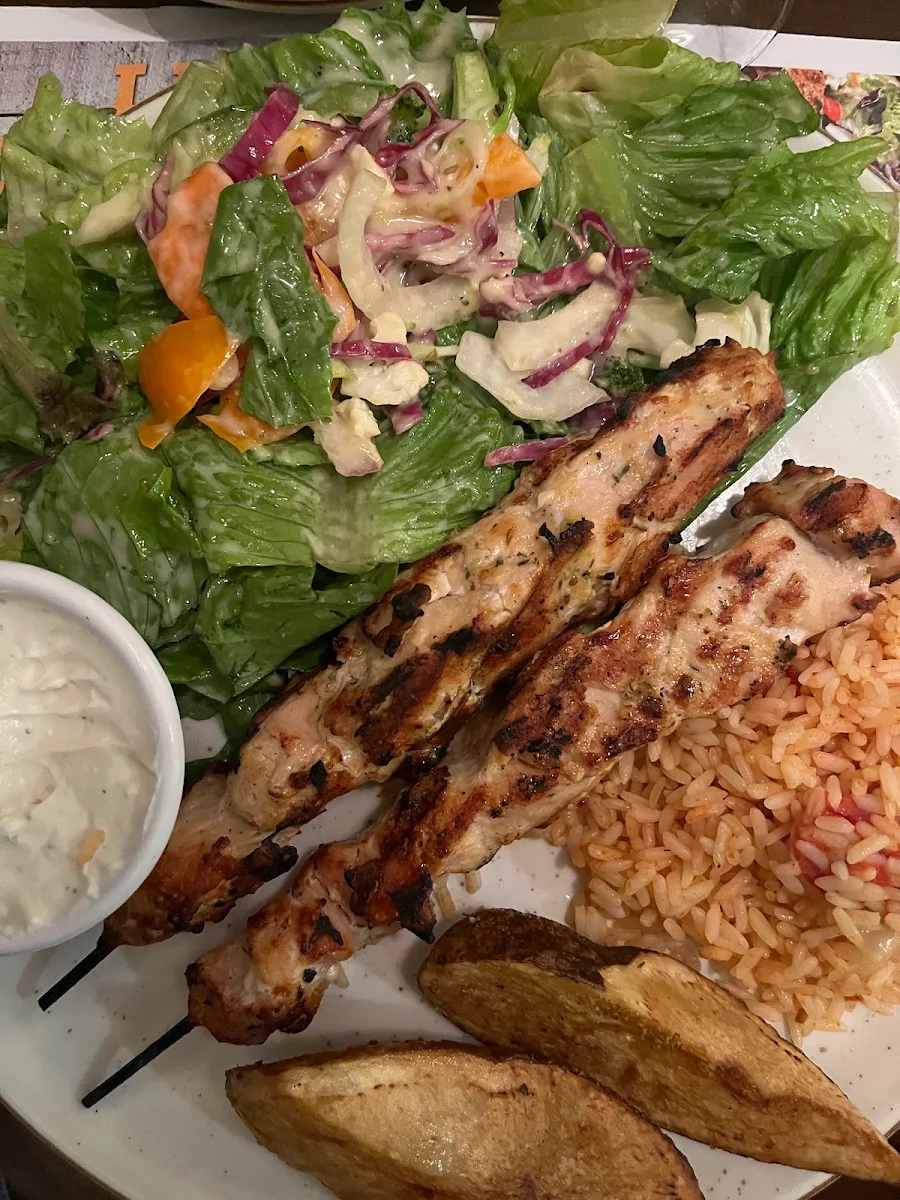 Souvlakis de Poulet