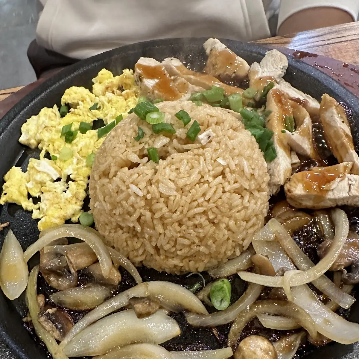 Sizzling Plate Beef Fried Rice