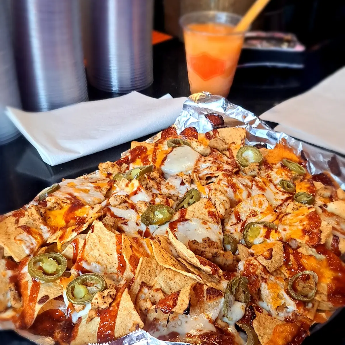BBQ Chicken Nachos