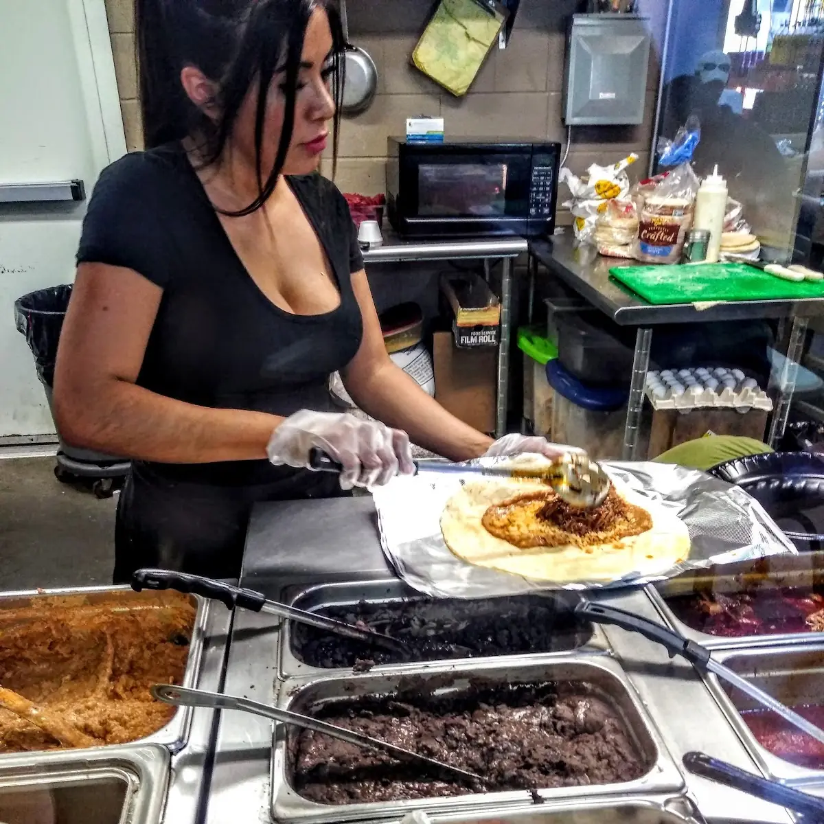 Goat Meat Burrito