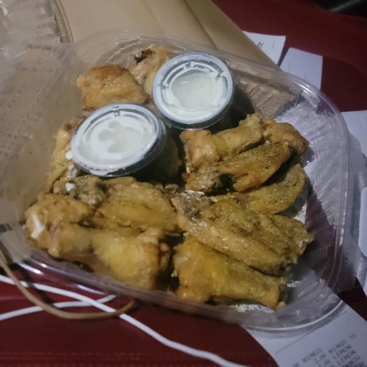 Chicken Wings with Fries