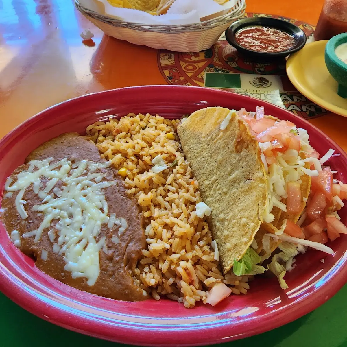 Lunch 12 1 Enchilada & I Chile Relleno