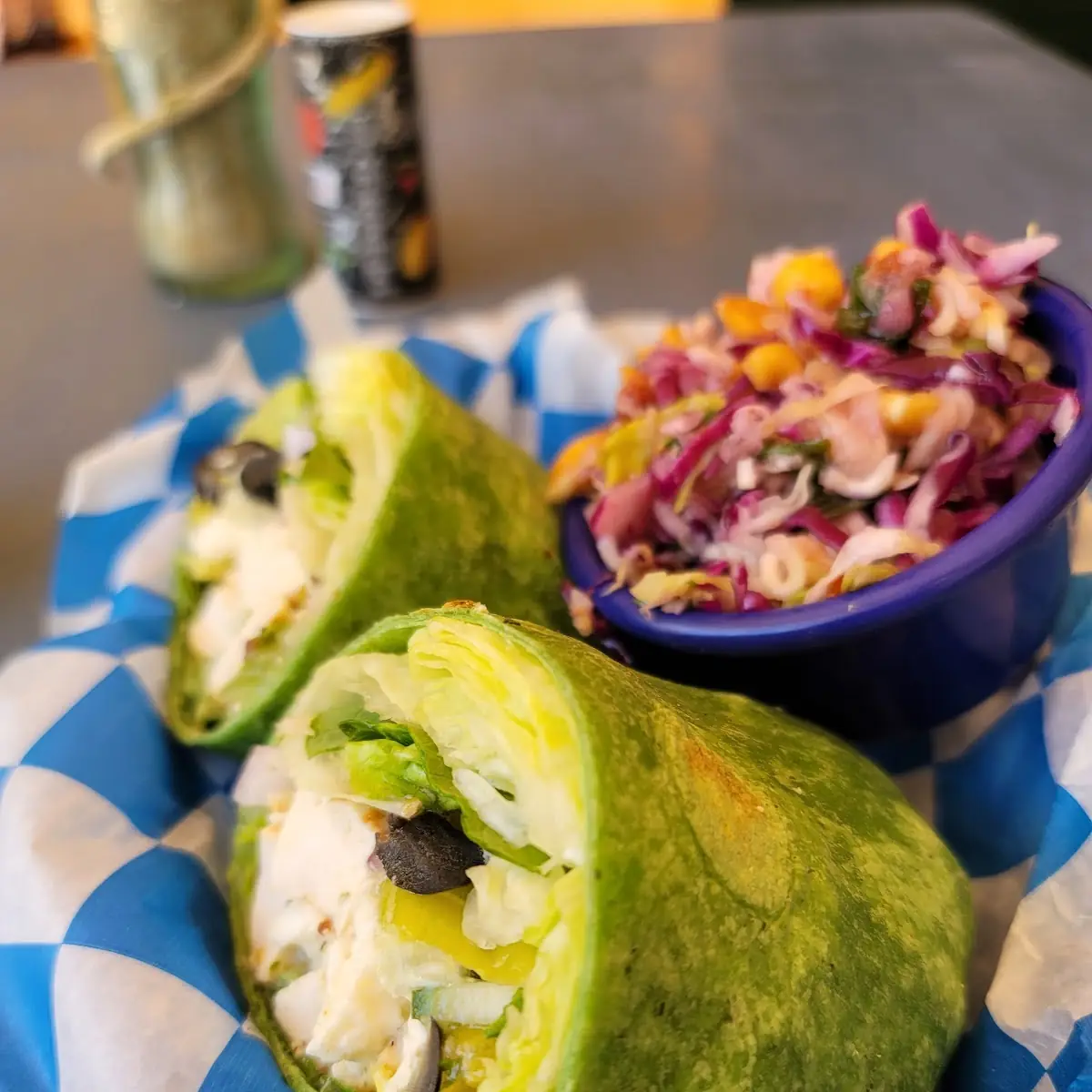 Tofu Greek Wrap