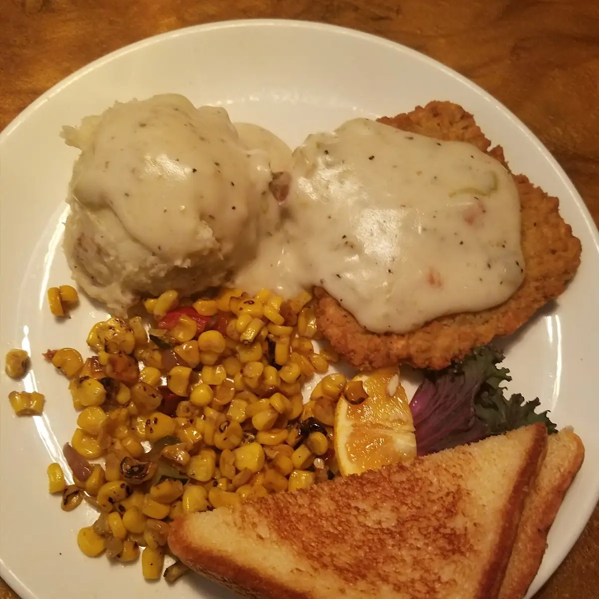 Porters Chicken Fried Steak and Eggs