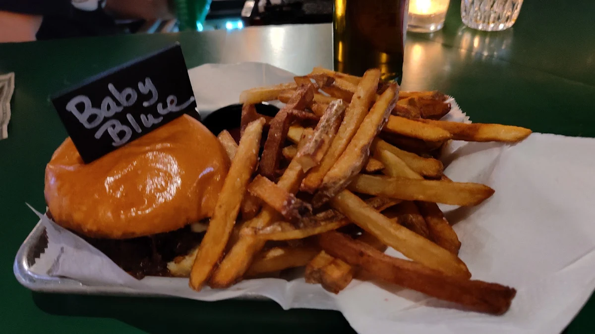 Baby Blue Cheese Burger