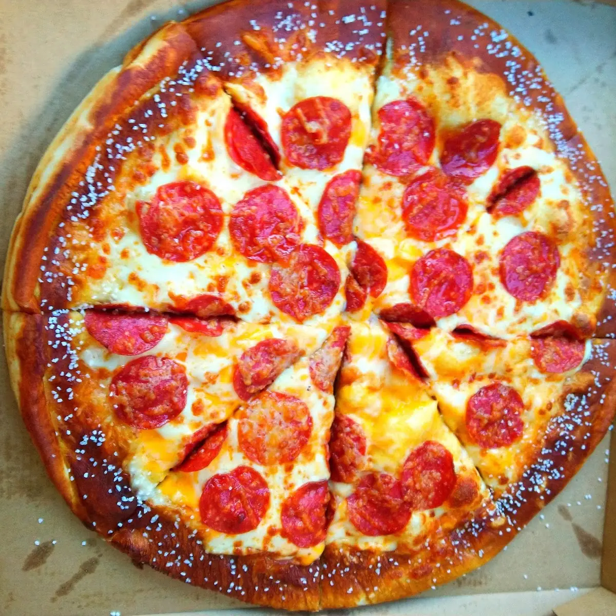 Pretzel Crust Pizza
