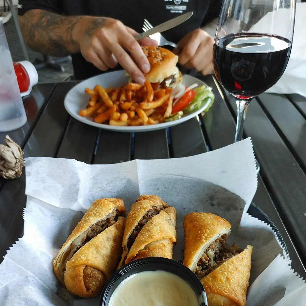 Philly Cheesesteak Egg Rolls