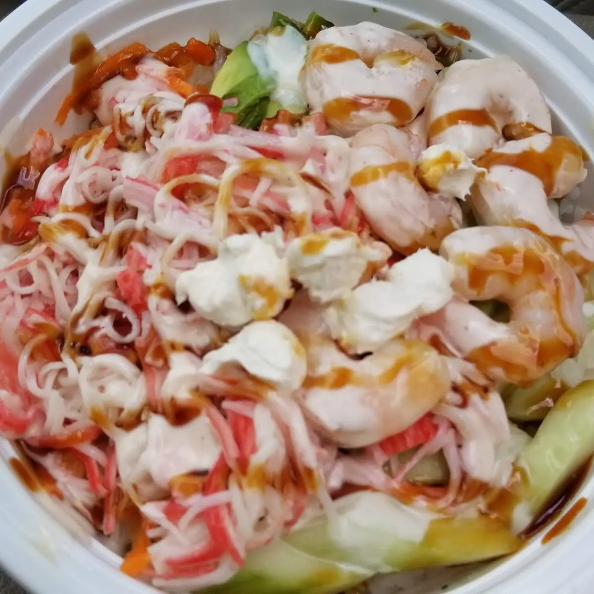 B4 Yum Yum Shrimp Poke Bowl