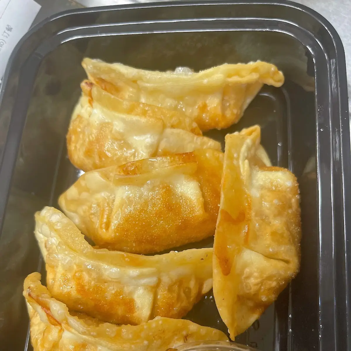 Pan Fried Pork Dumpling and Sauce