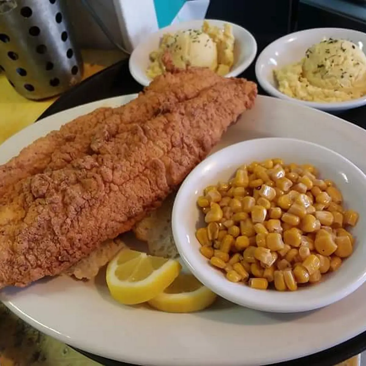 Fried Fish Breakfast