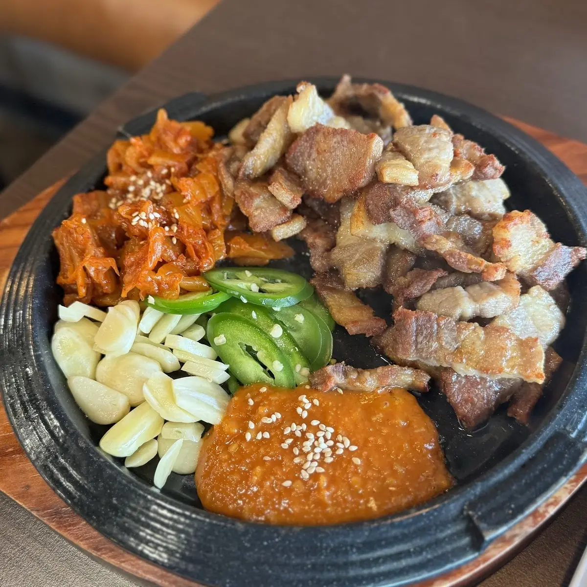 Roasted Kimchi Pork Belly