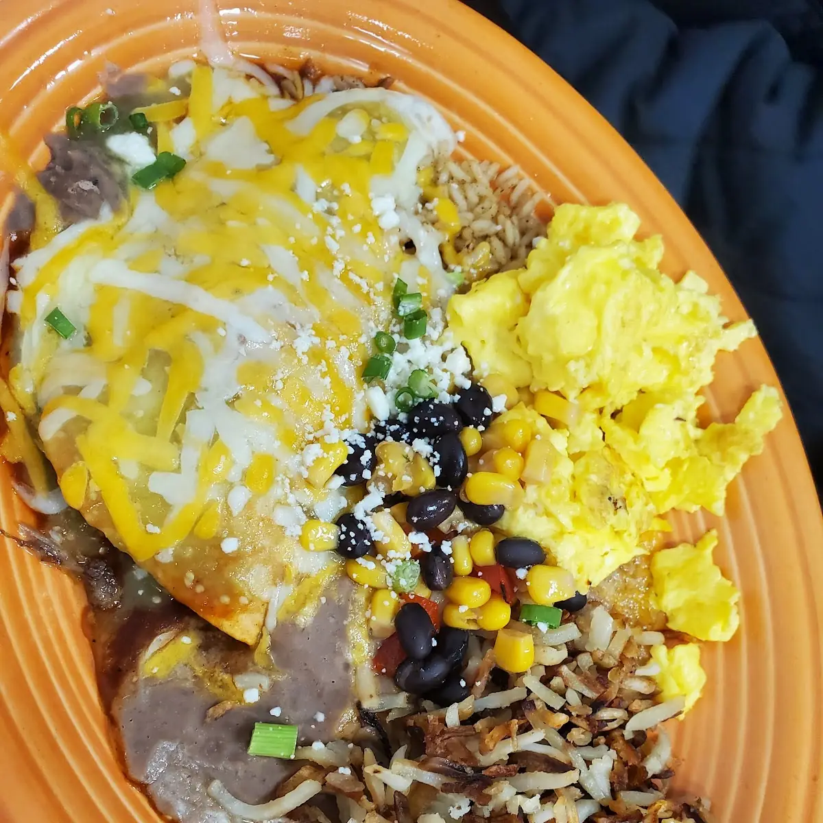 Breakfast Enchilada Plate
