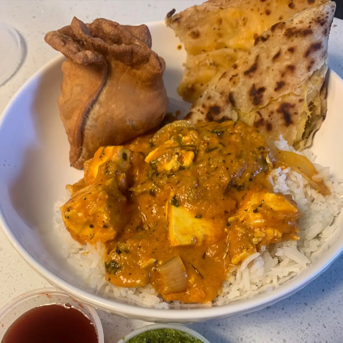 Saag Paneer Tray