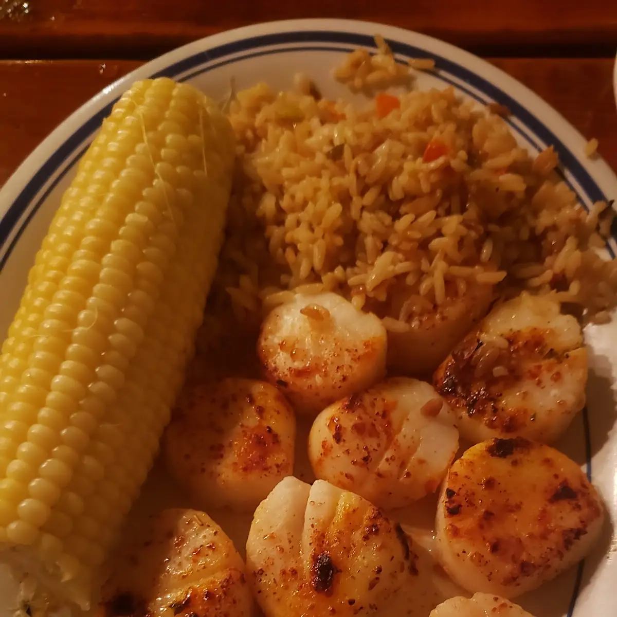 Broiled Sea Scallops