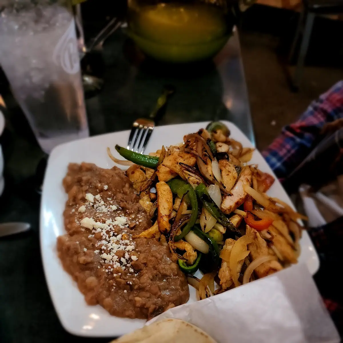 Chicken Fajitas Lunch