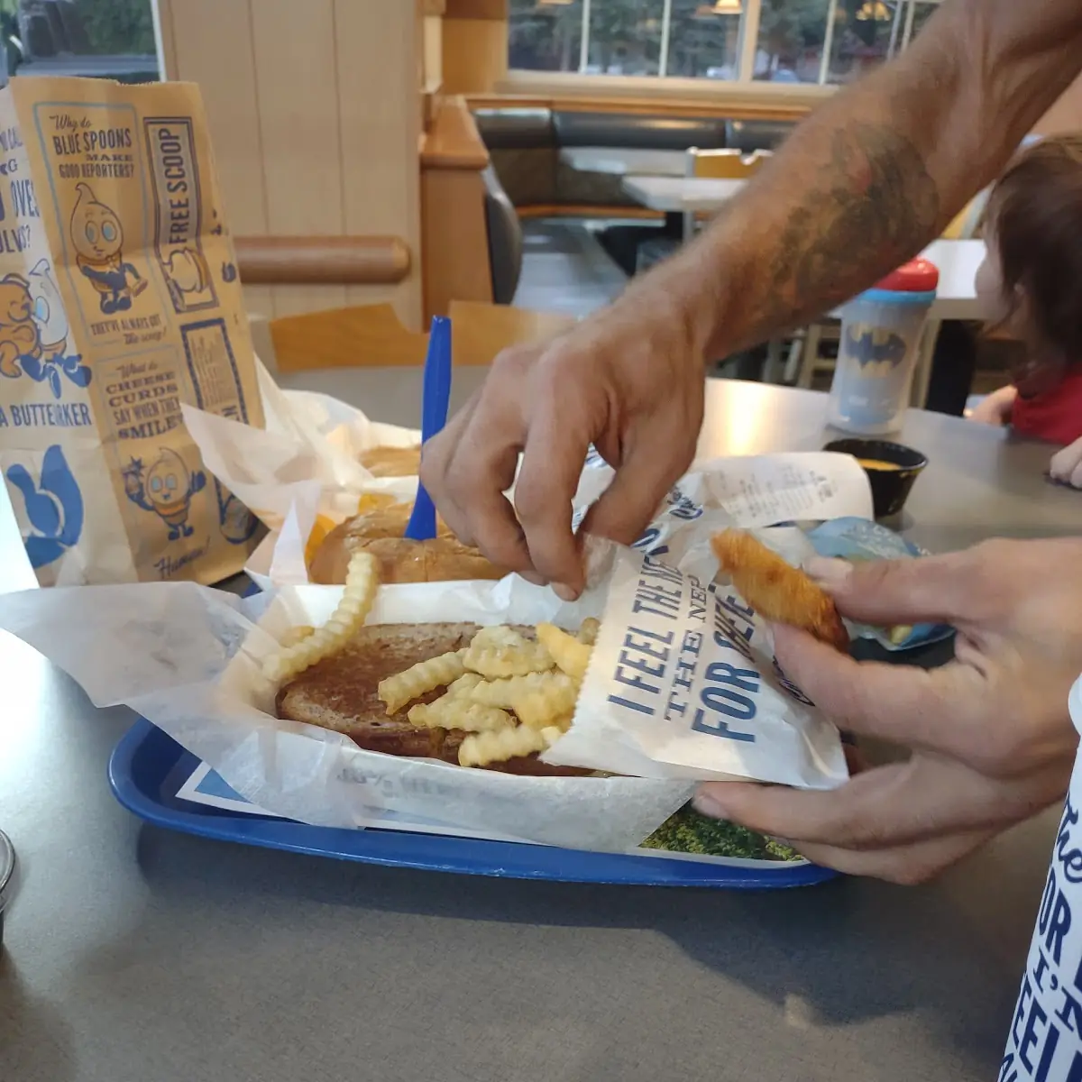 Cheese Curds and French Fries