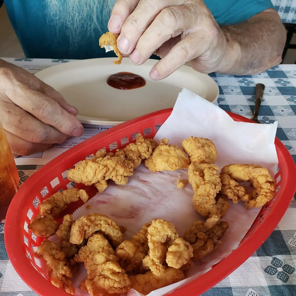 Gator Bites and Fried Pickles