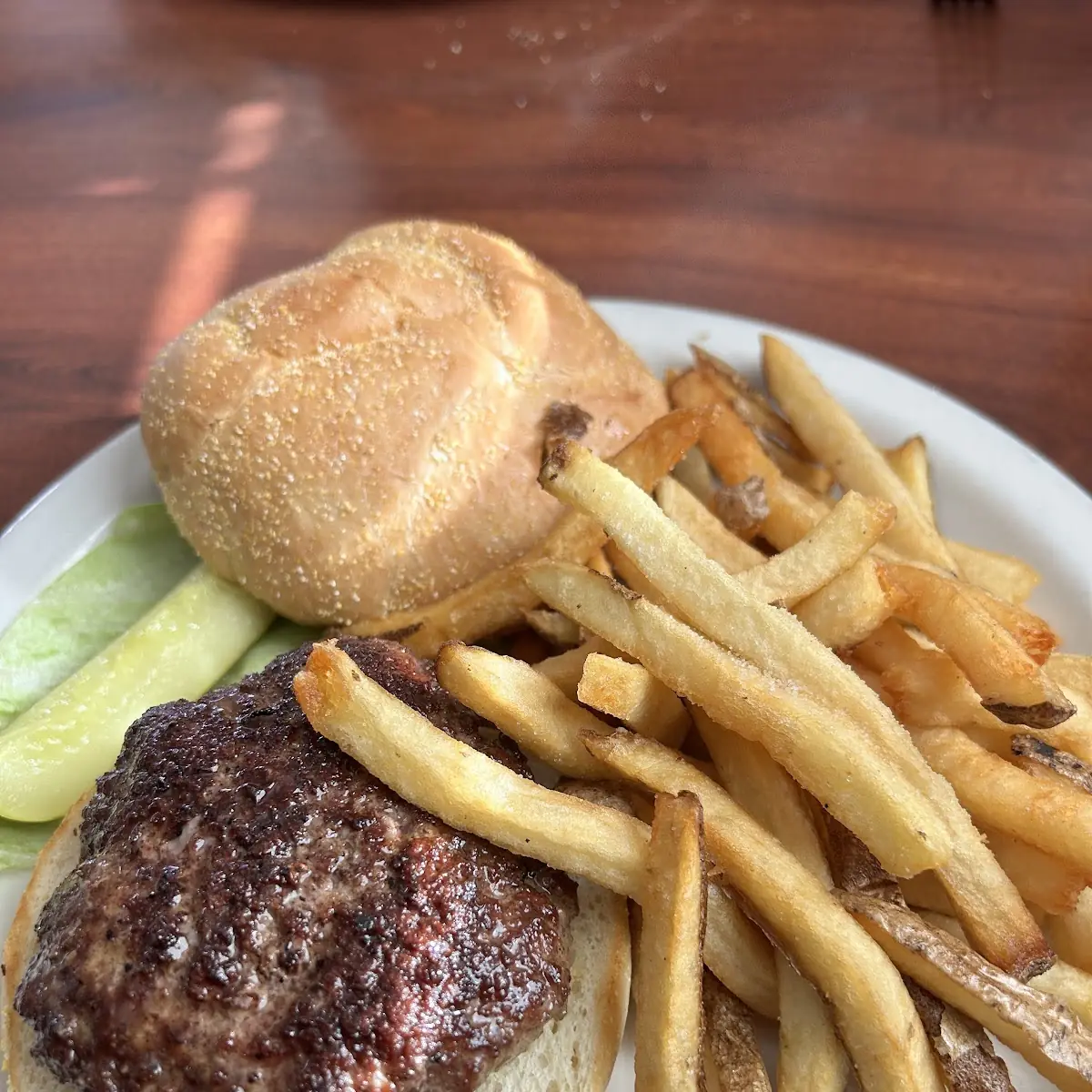 6oz Burger and Fries