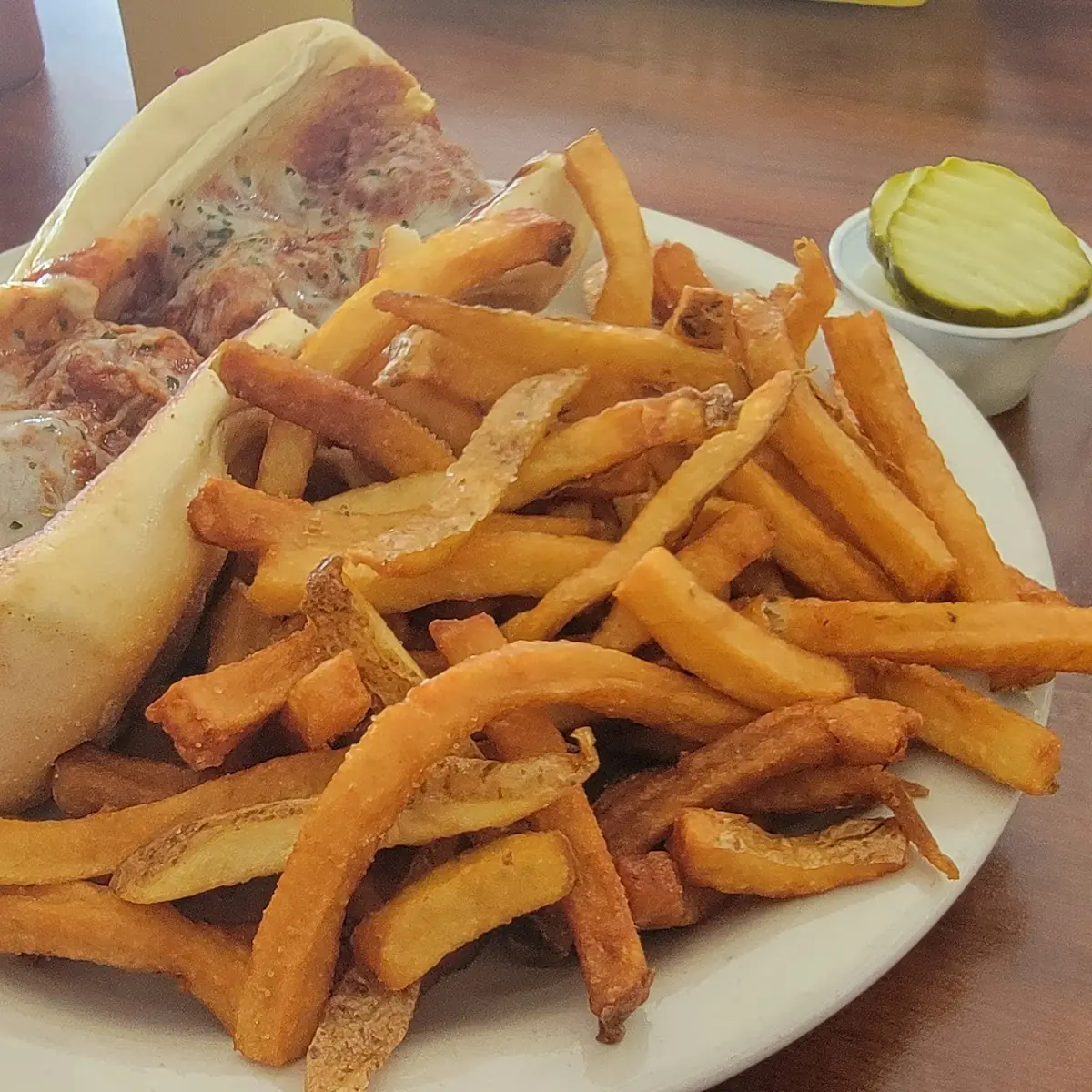 Meatball Sub w Fresh Cut Fries
