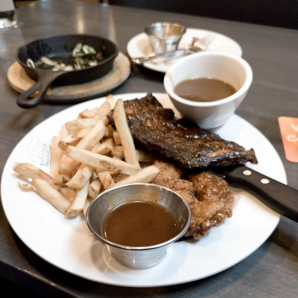 Ribs Ans Wings and Fries