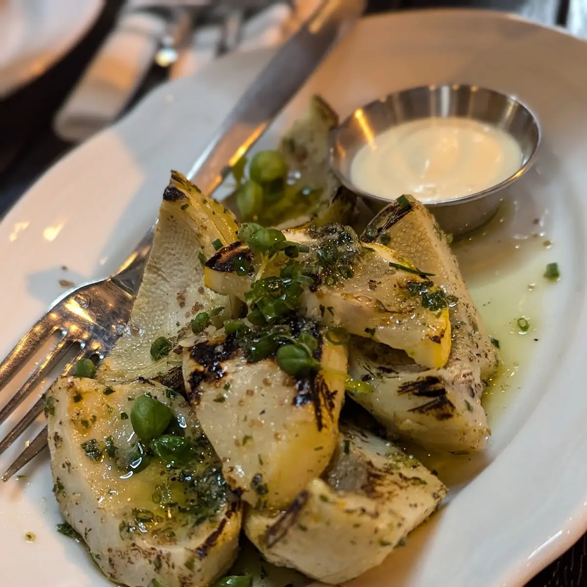 Grilled Chicken with Salmoriglio