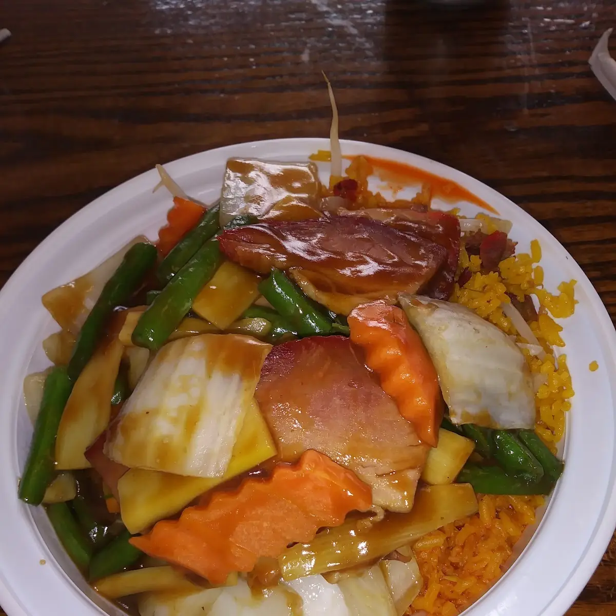 Roast Pork with Chinese Vegetables