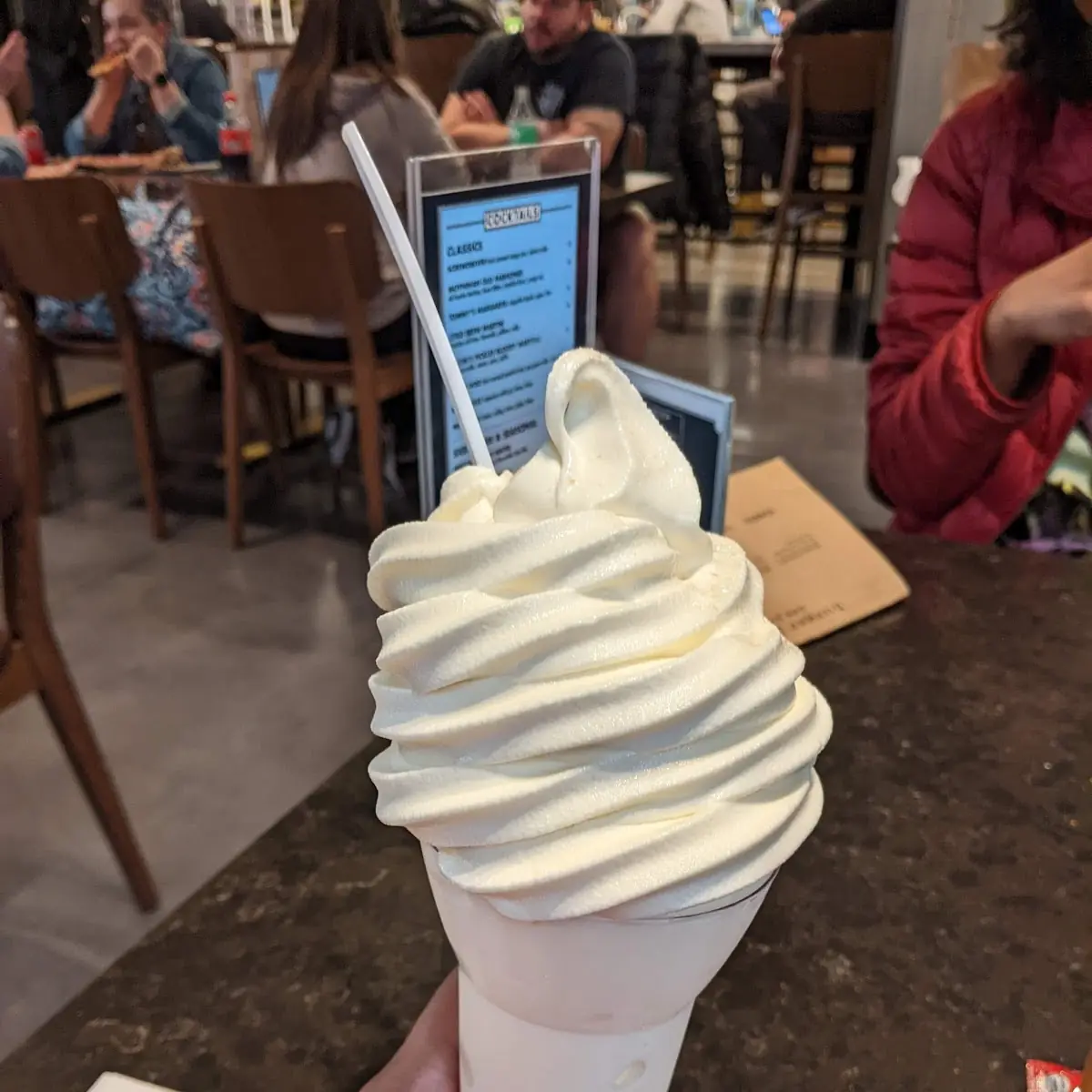 Popcorn Soft Serve Ice Cream