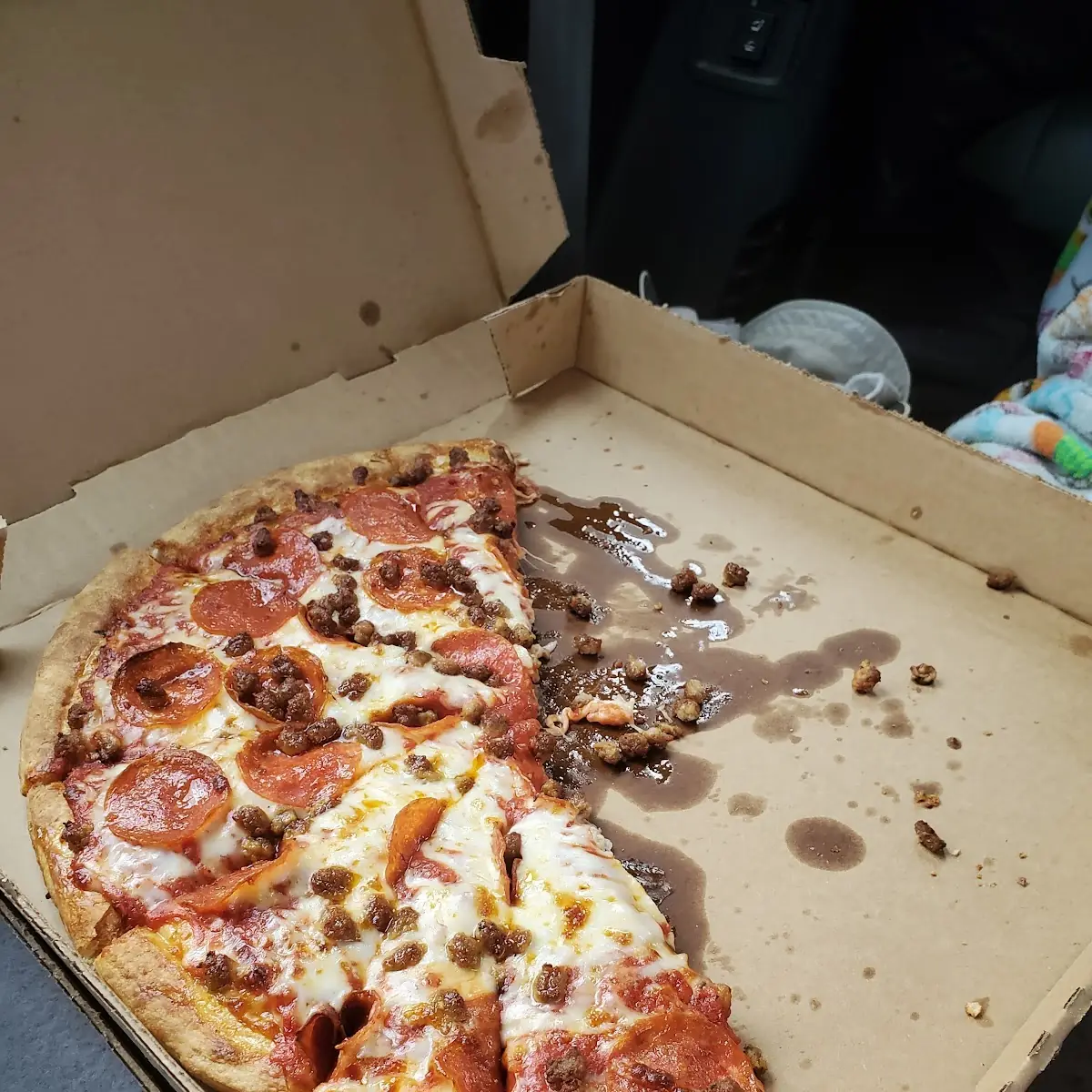 Pepperoni and Sausage Pizza