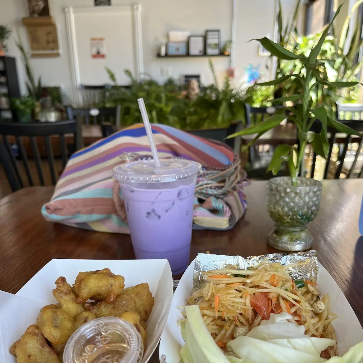 Chicken with Papaya Salad