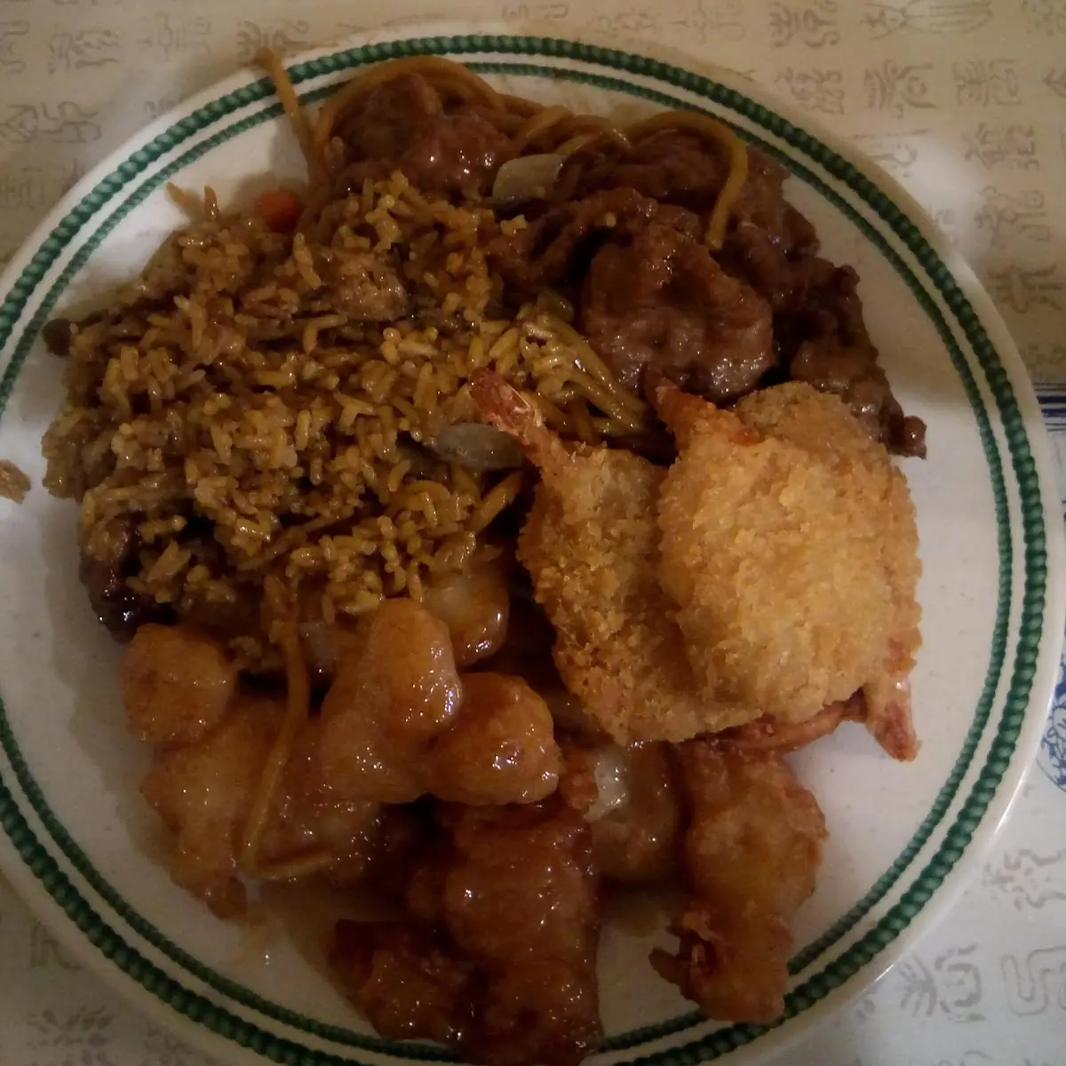 Coconut Chicken Fried Rice Fried Shrimp