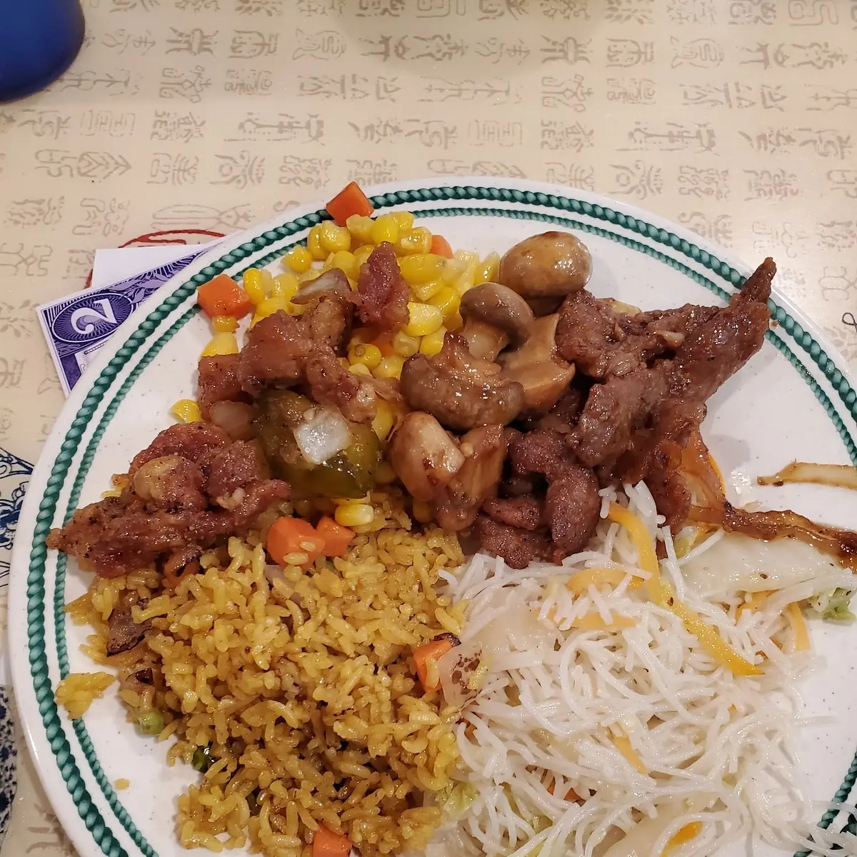 Pepper Chicken Noodles and Fried Rice