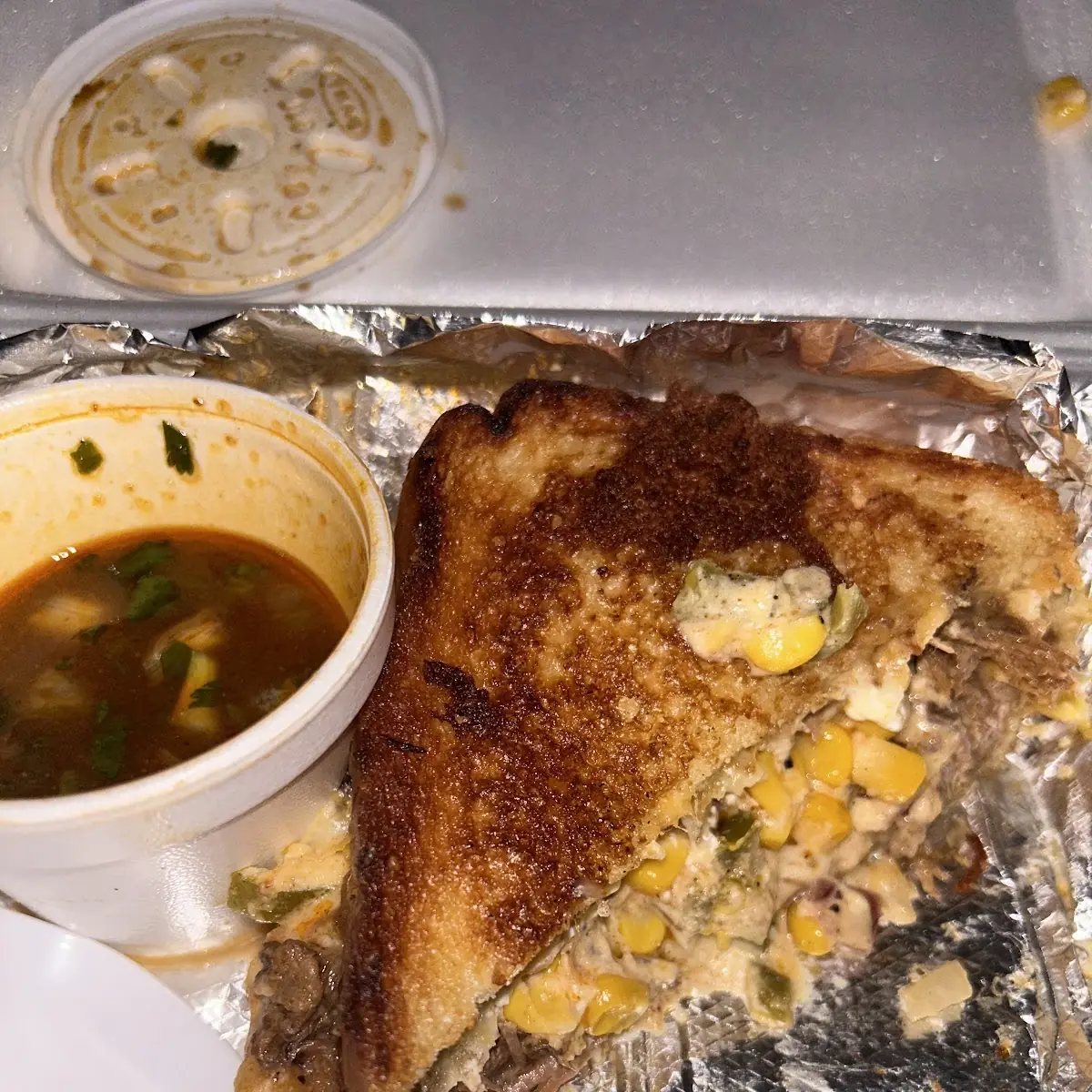 Loaded Birria Grilled Cheese Sandwich