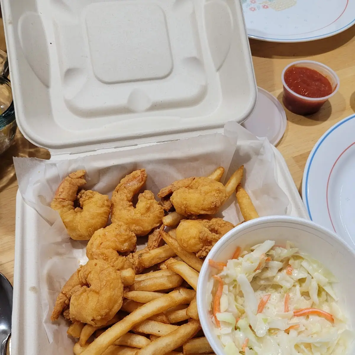 Fried Shrimp Plate