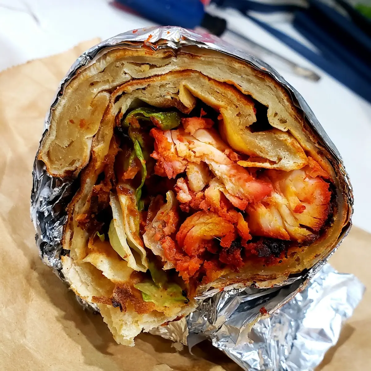 Tandoori Chicken Wrap
