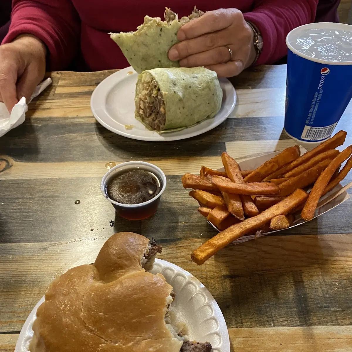 Cabin Burger Wrap