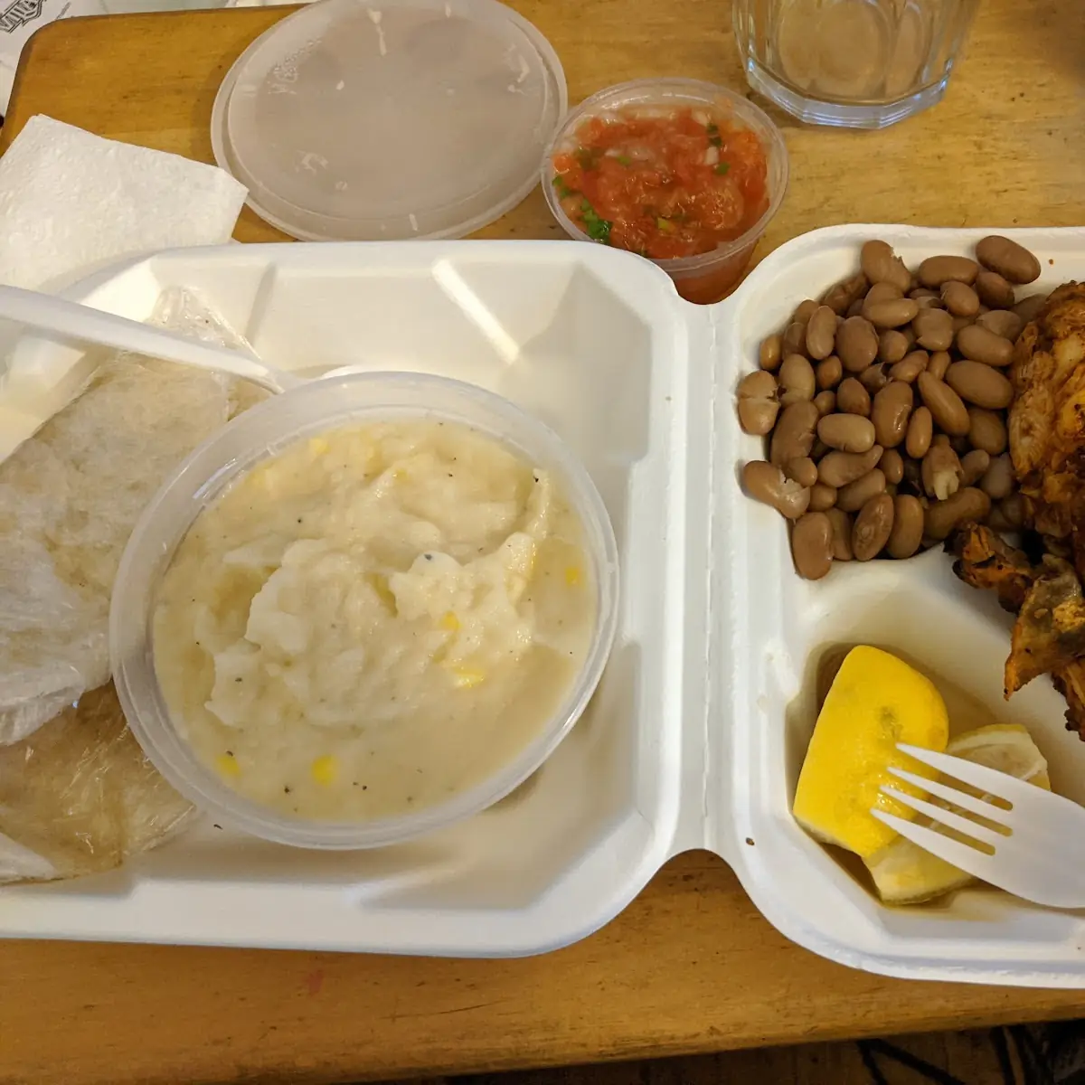 Spicy Chicken and Two Sides