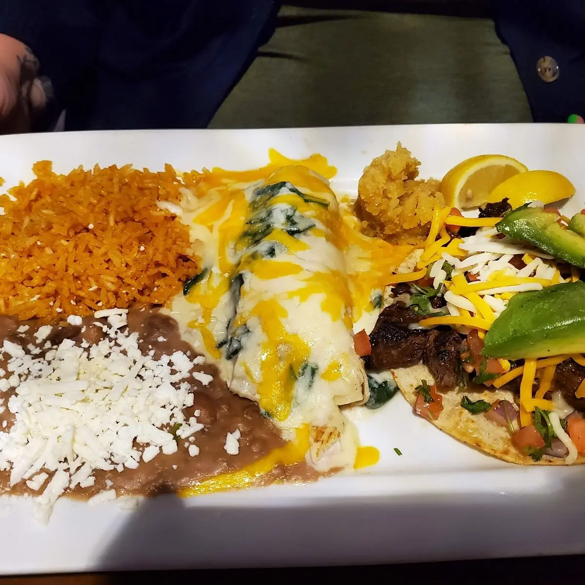 Crispy Taco Soft Taco Chili Verde Enchilada